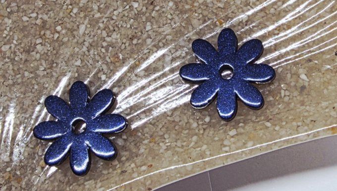 Lot de 2 Pampilles - Fleur - Marguerite 