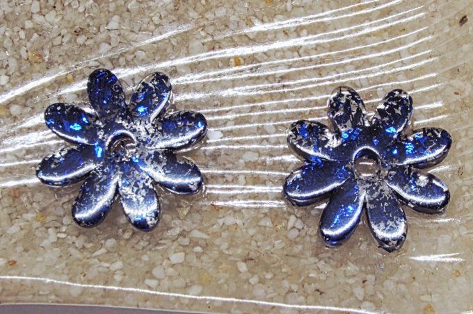 Lot de 2 Pampilles - Fleur - Marguerite