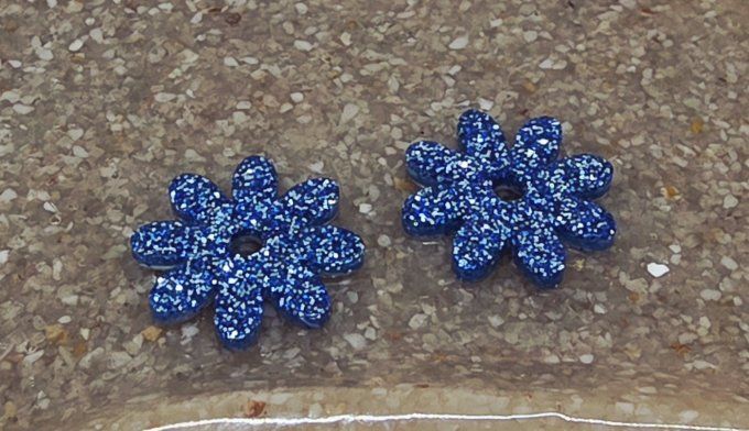 Lot de 2 Pampilles - Fleur - Marguerite