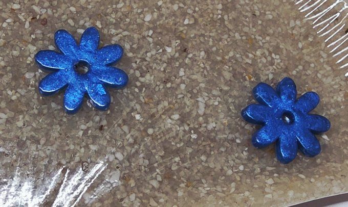 Lot de 2 Pampilles - Fleur - Marguerite 