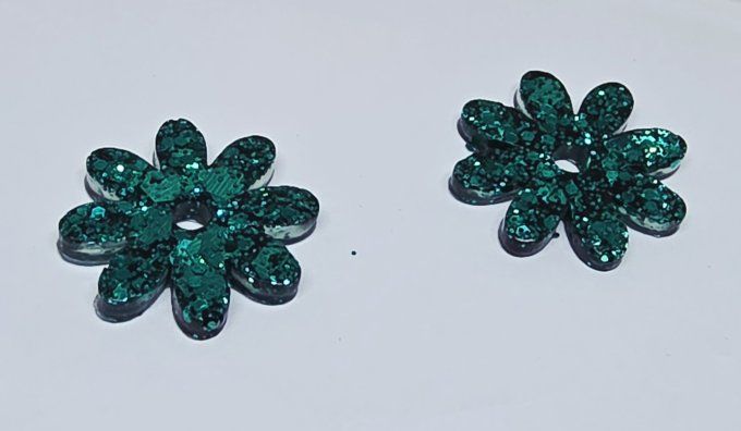 Lot de 2 Pampilles - Fleur - Marguerite