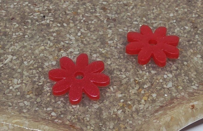 Lot de 2 Pampilles - Fleur - Marguerite