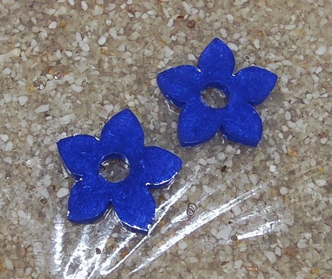 Lot de 2 Pampilles - Fleur de Tiaré - Léia  