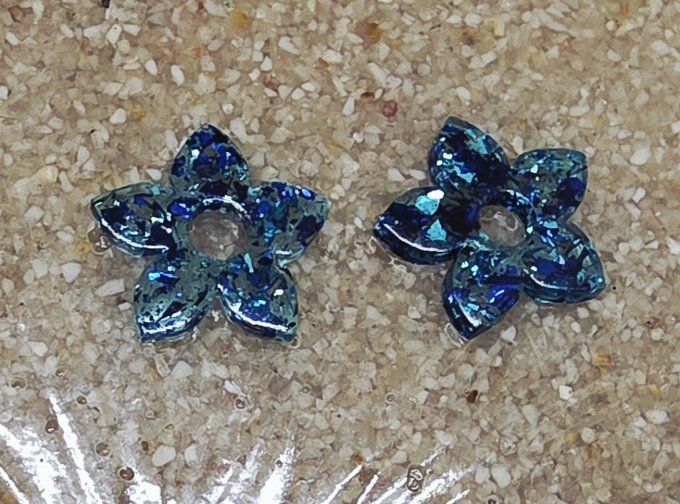 Lot de 2 Pampilles - Fleur de Tiaré - Léia 