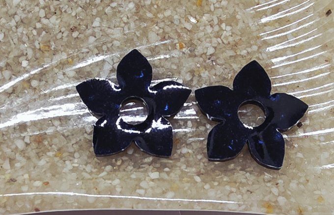 Lot de 2 Pampilles - Fleur de Tiaré - Léia  