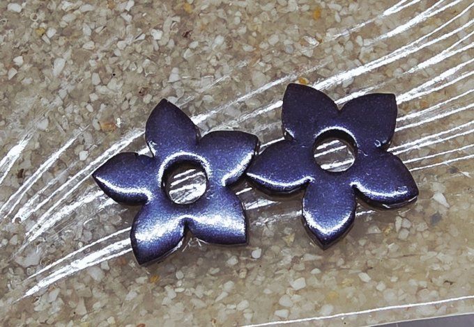 Lot de 2 Pampilles - Fleur de Tiaré - Léia  