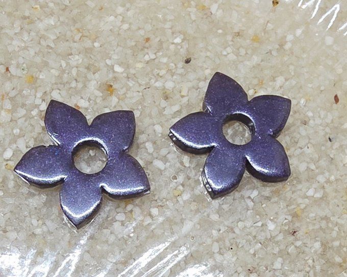 Lot de 2 Pampilles - Fleur de Tiaré - Léia  