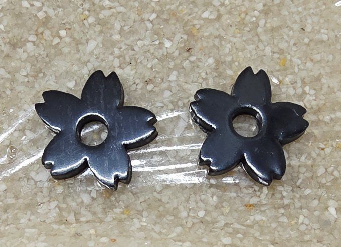 Lot de 2 Pampilles - Fleur de Tiaré - Léia  