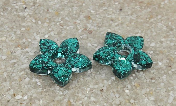 Lot de 2 Pampilles - Fleur de Tiaré - Léia  