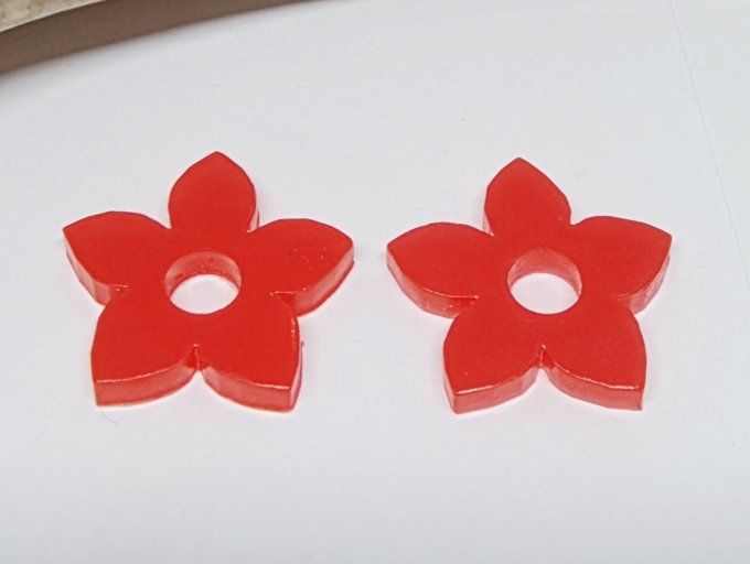 Lot de 2 Pampilles - Fleur de Tiaré - Léia  