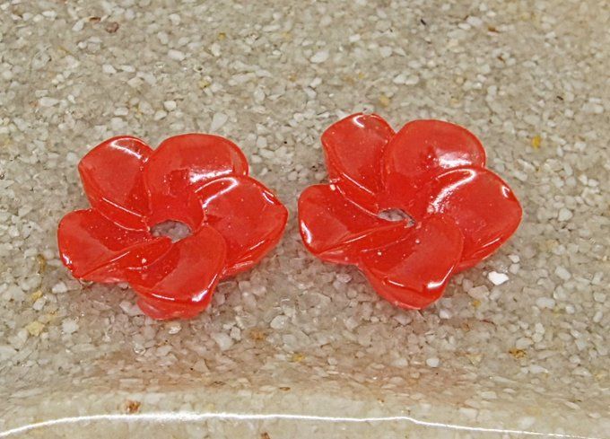 Lot de 2 Pampilles - Fleur de Tiaré - Elena 