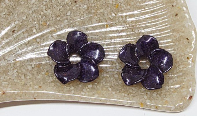 Lot de 2 Pampilles - Fleur de Tiaré - Elena 