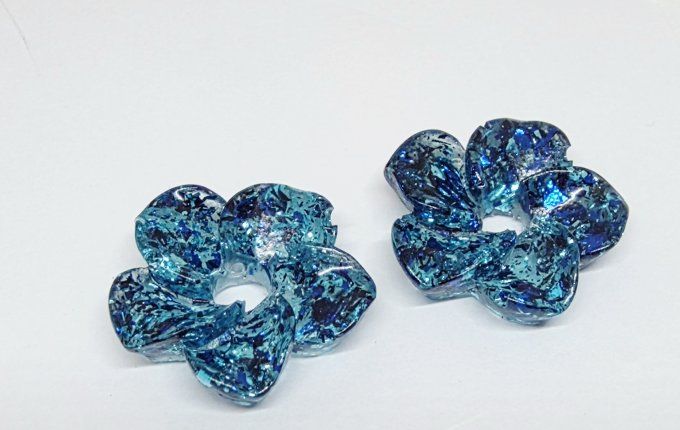 Lot de 2 Pampilles - Fleur de Tiaré - Elena