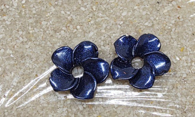 Lot de 2 Pampilles - Fleur de Tiaré - Elena 