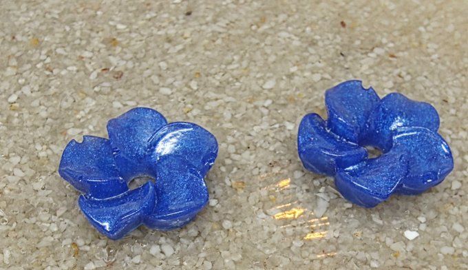 Lot de 2 Pampilles - Fleur de Tiaré - Elena 