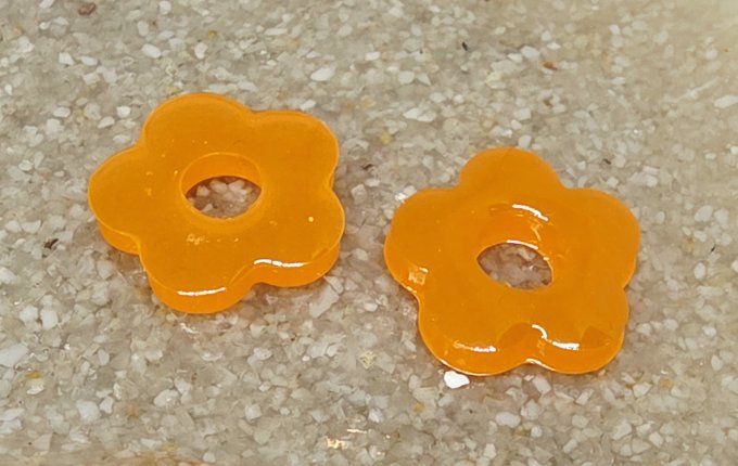 Lot de 2 Pampilles Fleur - 5 pétales - Léna