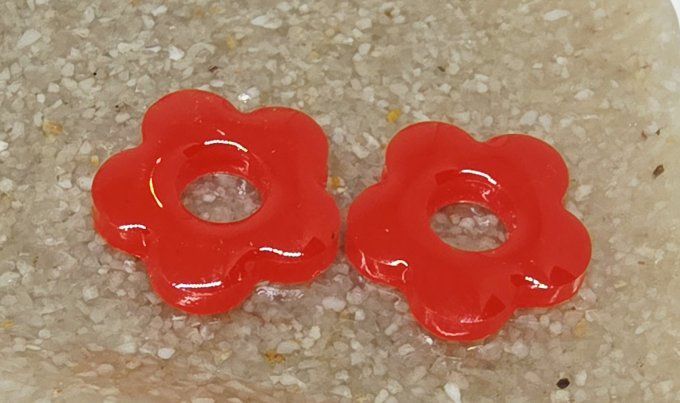 Lot de 2 Pampilles Fleur - 5 pétales - Léna