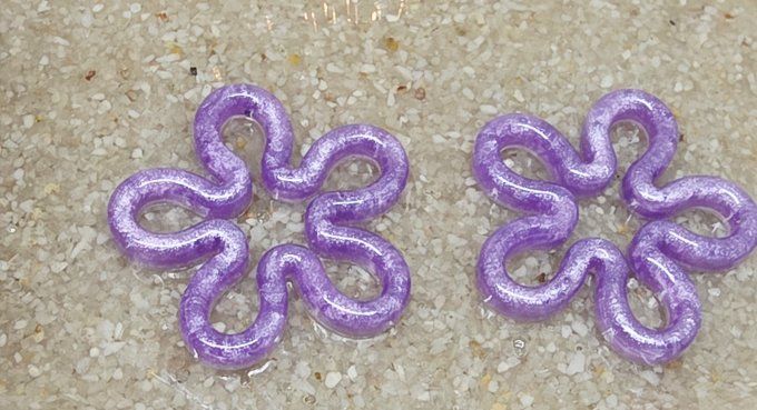 Lot de 2 Pampilles Fleur - Diana