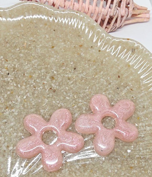 Lot de 2 Pampilles - Grandes Fleur - Athéna - Copie