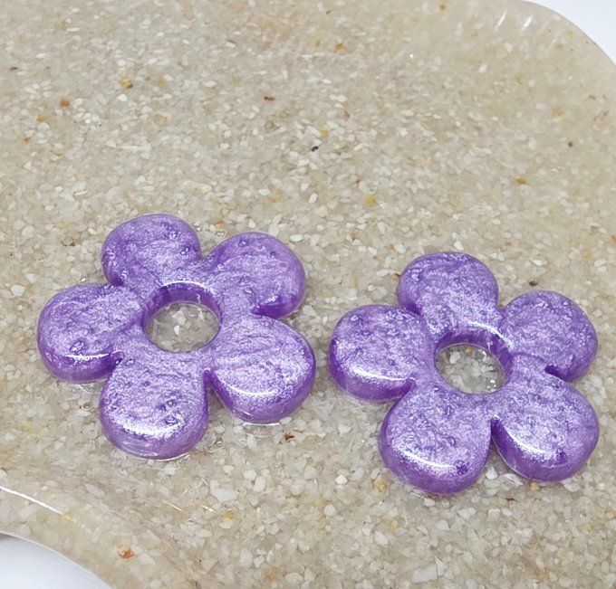 Lot de 2 Pampilles - Grande Fleur - Aria 