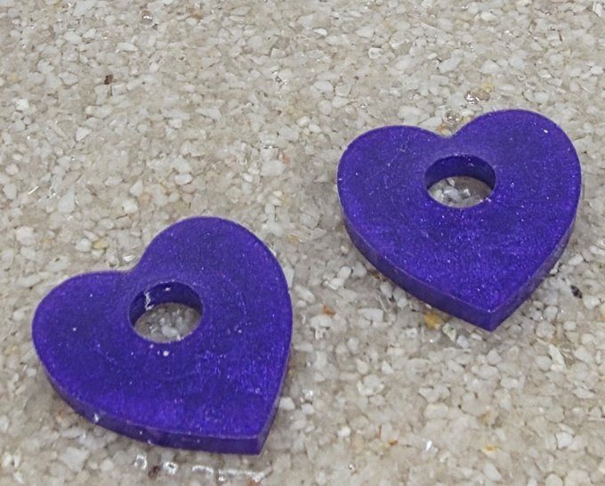 Lot de 2 Pampilles Cœur - Mya