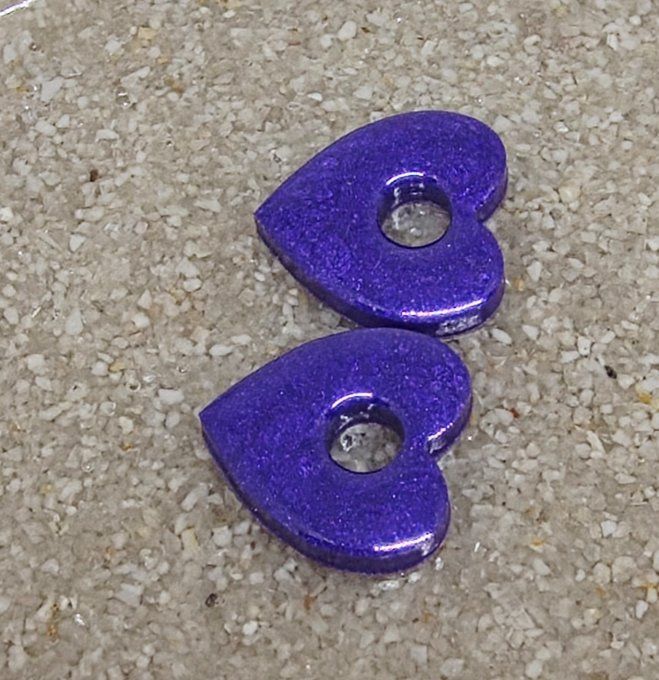 Lot de 2 Pampilles Cœur - Mya