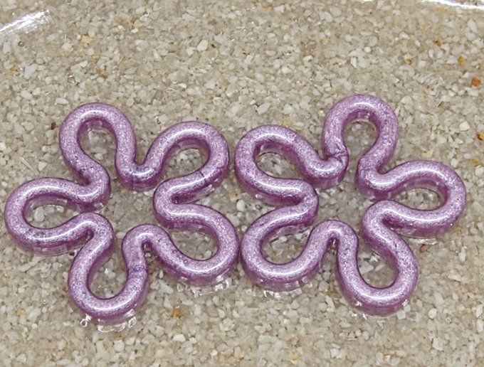 Lot de 2 Pampilles Fleur - Diana