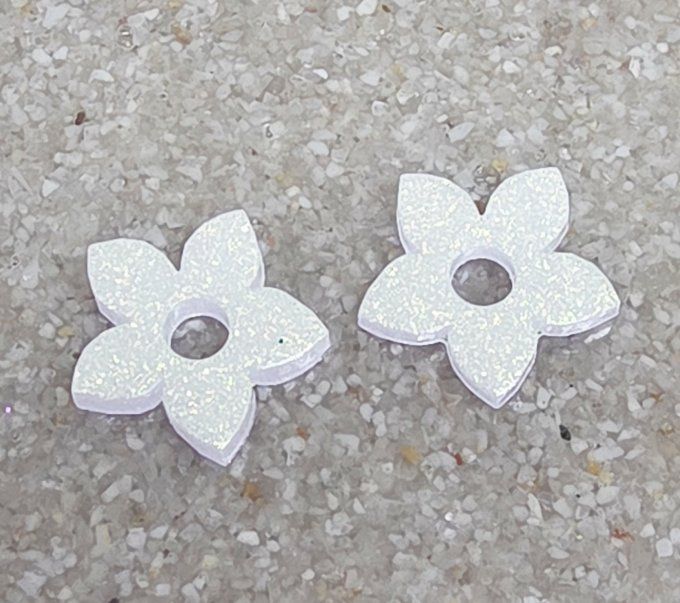 Lot de 2 Pampilles - Fleur de Tiaré - Léia