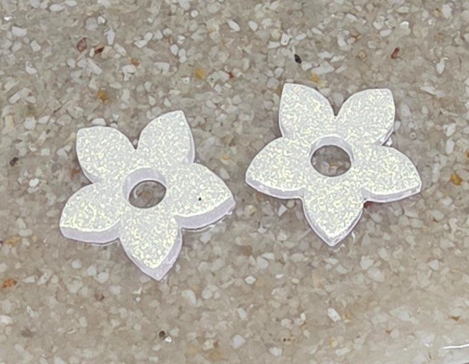 Lot de 2 Pampilles - Fleur de Tiaré - Léia