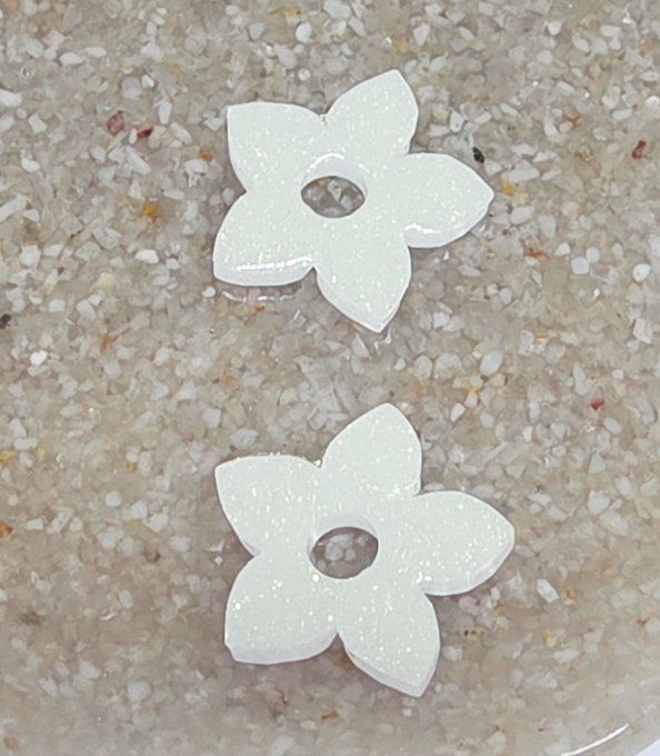 Lot de 2 Pampilles - Fleur de Tiaré - Léia