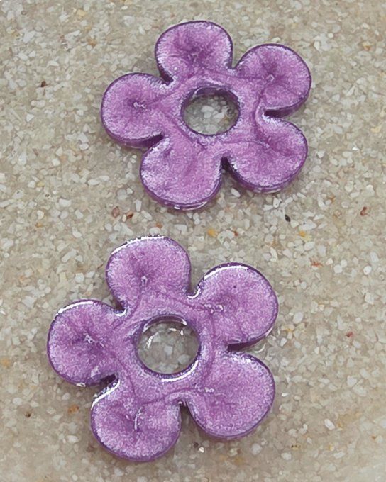 Lot de 2 Pampilles - Grande Fleur - Aria 