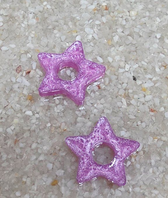 Lot de 2 Pampilles - Étoile - Stella  