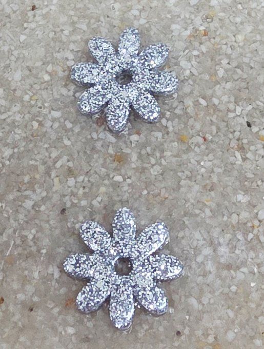 Lot de 2 Pampilles - Fleur - Marguerite 